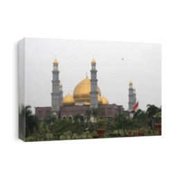 Majestic Sunrise At Ismaili Mosque Masjid Ismali Pasir Pekan Kelantan Canvas Print Canvasworld