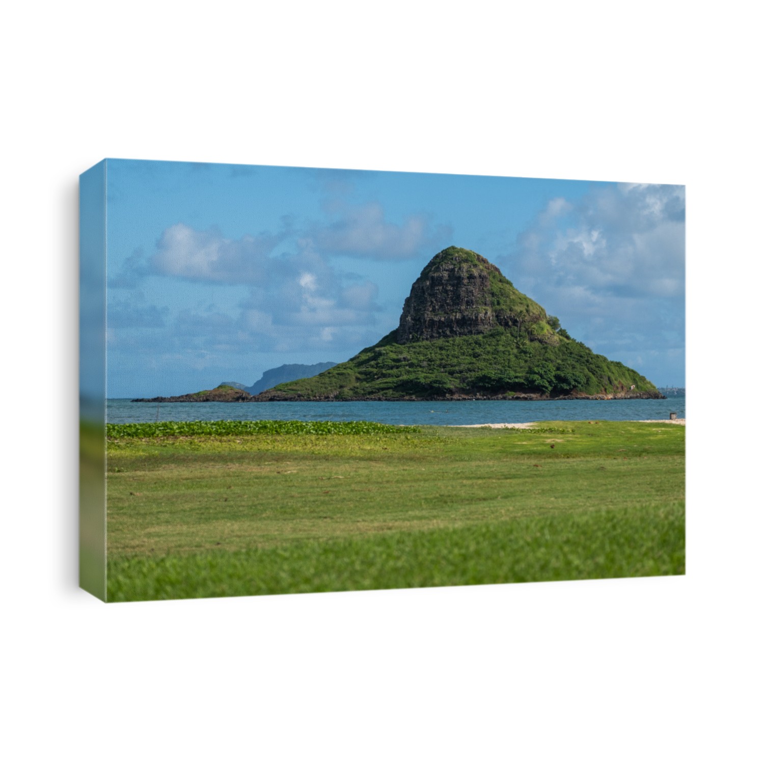 The island of Mokolii, also known as Chinaman’s Hat, Oahu, Hawaii